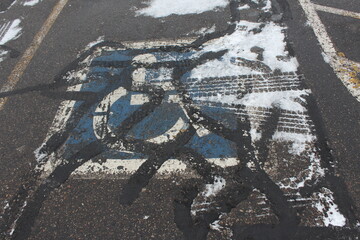 graffiti on the street