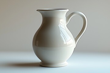 Measuring jug with smooth rounded shape high resolution picture