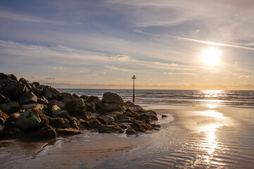 Wales coastline in the summertime