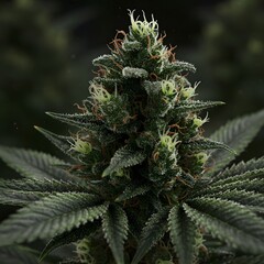 Cannabis Bud Close Up