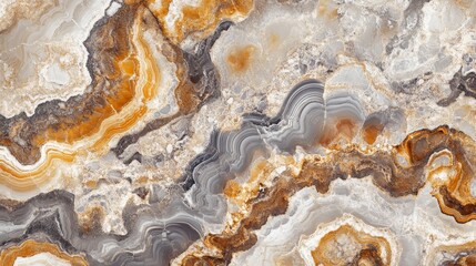An intricate abstract marble pattern with swirling veins and rich textures, generative ai 