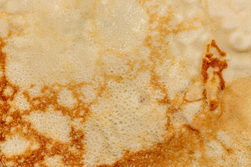 Texture of crepes, french pancakes