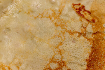 Texture of crepes, french pancakes