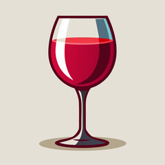glass of red wine