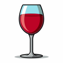 glass of red wine