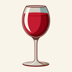 glass of red wine