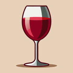 glass of red wine