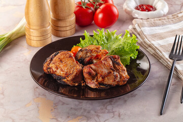 Hot Grilled chicken thigh barbecues