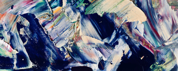 Abstract art background . Hand painting artwork on canvas .