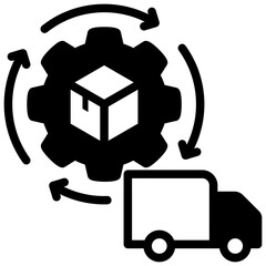 Supply Chain Management Icon
