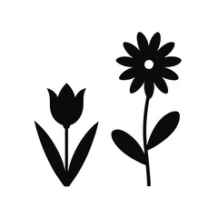 vector illustration of a sunflower