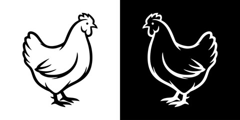 chicken logo © taufik