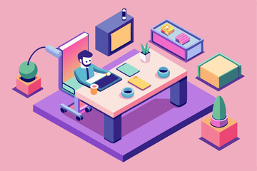 Individual office, creative space, workspace innovation, work efficiency, personal project, work progress, professional development, creative work, work management, innovation management.