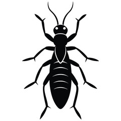 termite white background