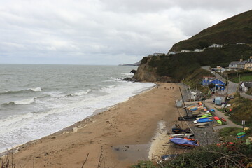 Wales coastline in the summertime