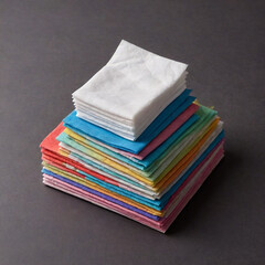  Stack of colorful books and papers symbolizing education, learning, literature, and school essentials &mdash; perfect for academic or business design.