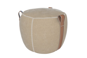 Lema Notch Pouf with Leather Handles 3D Model