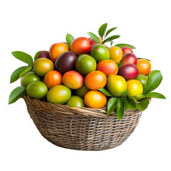 basket with fruits