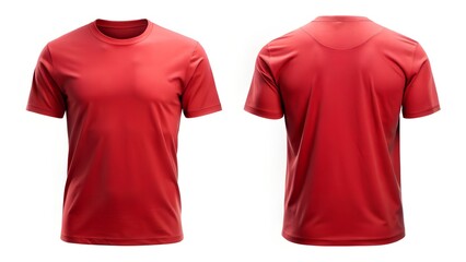A Red T Shirt Apparel Clothing Fabric Fashion