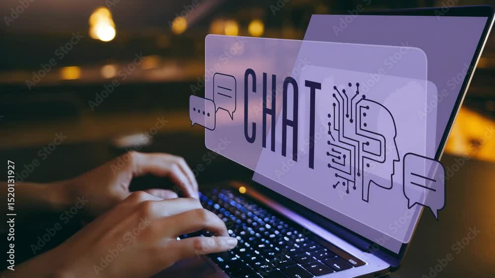 Poster Explore the capabilities of a Chat Bot powered by Artificial Intelligence technology for seamless human interaction and efficient problem-solving in various applications.