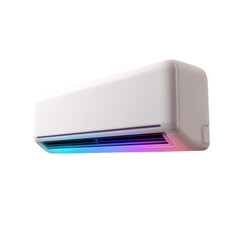 Modern air conditioner die cut no bg png for home electronic decoration purpose.
