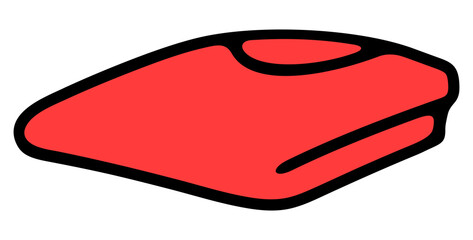 Clothes, shirts, t-shirts, clothing and apparel. Garment, wear, laundry and ironing, illustration