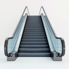 Modern Escalator and Interior Stairs Design in Urban Architecture for Efficient Public Transportation and Accessibility