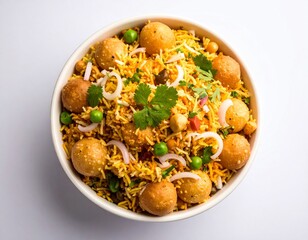 Bhel Puri &ndash; Tangy and Crunchy Indian Street Snack in Studio Style

