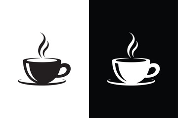 Coffee Cup icon vector on White Background ,Vector Art Illustration on white background.