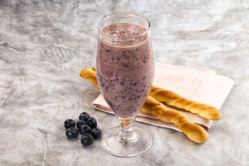 Blueberry milkshake sweet dessert drink