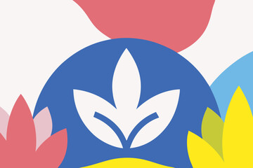 butterfly on blue background