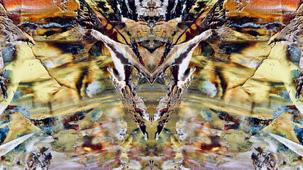 Abstract art background . Hand painting artwork on canvas .
