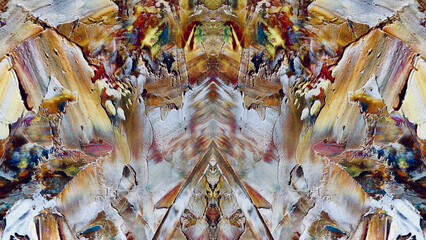 Abstract art background . Hand painting artwork on canvas .
