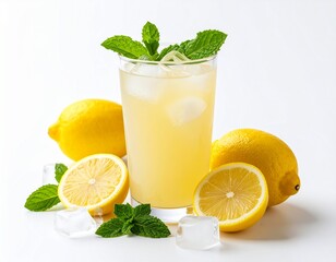 Nimbu Pani – Refreshing Indian Lemonade in Studio Product Style

