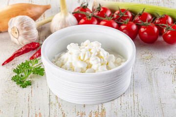 Grain cottahe cheese for breakfast