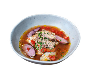 chicken soup with vegetables