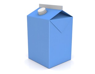 Light blue carton milk