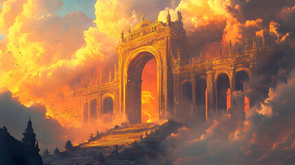 Majestic Golden Gate of Heaven Co  AEA42