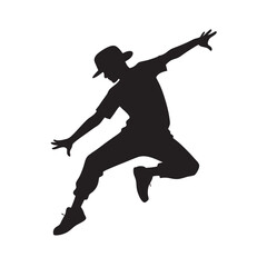 Dancer Performing Hip Hop Moves