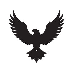Eagle Flying With Wings Spread