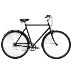 Fotobehang vintage bicycle isolated on white © Yunus