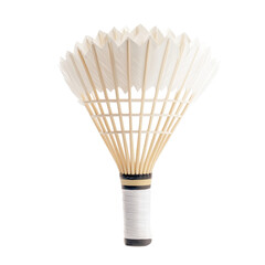 Shuttlecock designed for badminton sport training and play in indoor settings