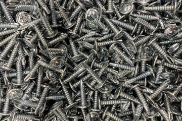 texture or background of carpentry screws for wood