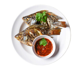 grilled tilapia fish with chilli sauce