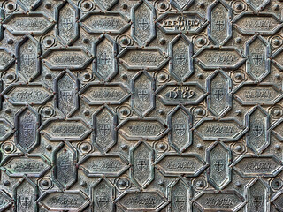 Door Of The Mezquita In Cordoba