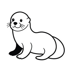 Fototapeta premium Cartoon animals are perfect for zoo and wildlife-themed designs