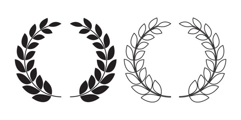 Wheat silhouette collection. Ear of wheat symbols. Wheat icon vector illustration. EPS 10.