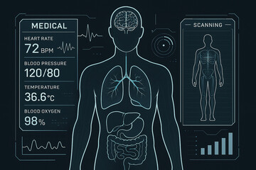 3d rendered illustration of a human body