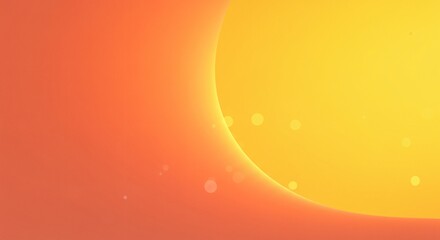 Golden Coral Sunrise Gradient Glow
