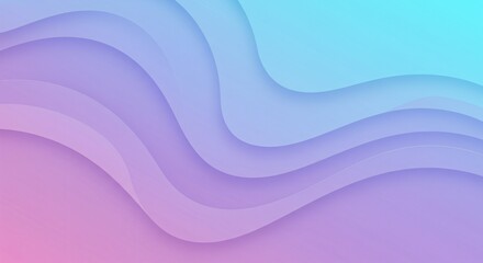cyan lavender wave